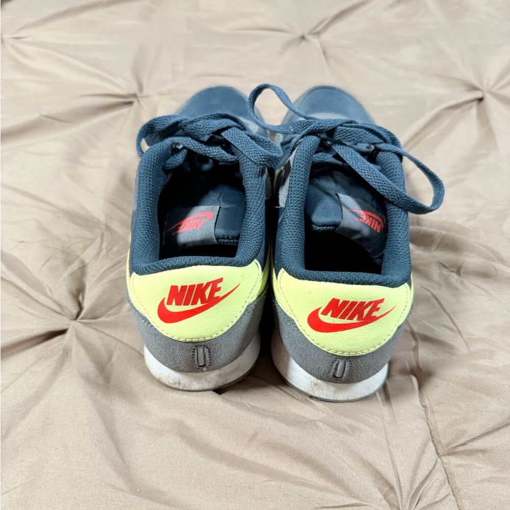 Nike Navy and Yellow Low-Top Lace-Up Sneakers - Picture 3 of 3